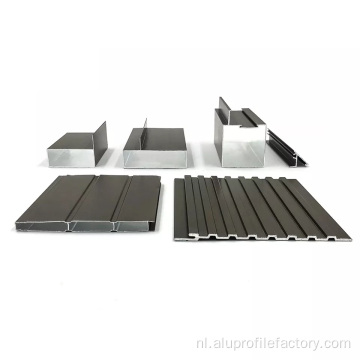 Afrikaanse markt Standaard Black Series Aluminium Profiles